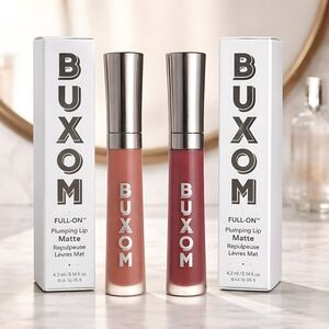 Buxom Full-On Plumping Lip Matte Liquid Lipstick Duo - Rose & Berry